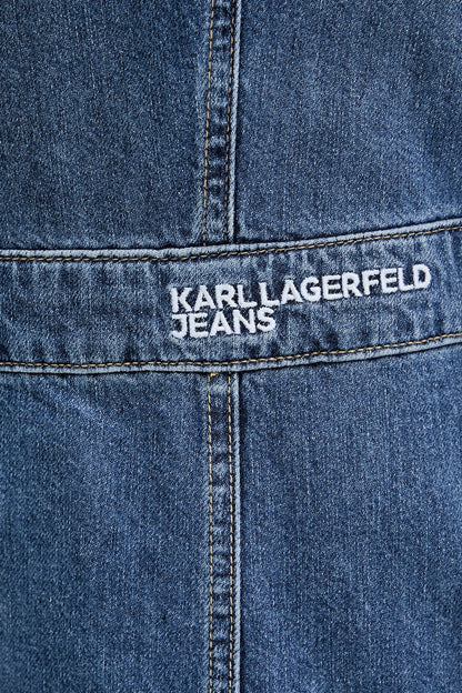 KARL LAGERFELD JEANS STRAPPY DENIM DRESS