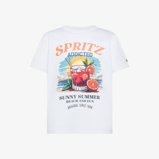 CAMISETA DE NIÑO SUN68 ESTAMPADO PLAYA