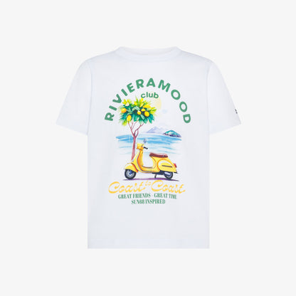 SUN68 BOY'S T-SHIRT PRINTED BEACH