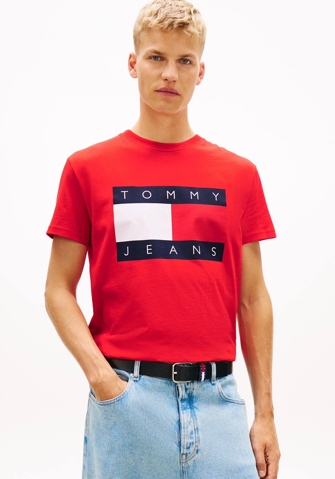 TOMMY JEANS REG BIG FLAG SS