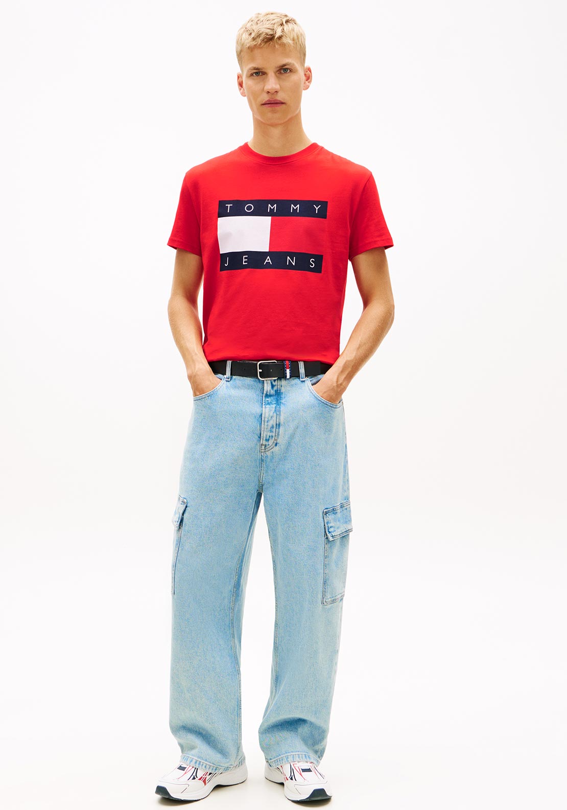 TOMMY JEANS REG BIG FLAG SS