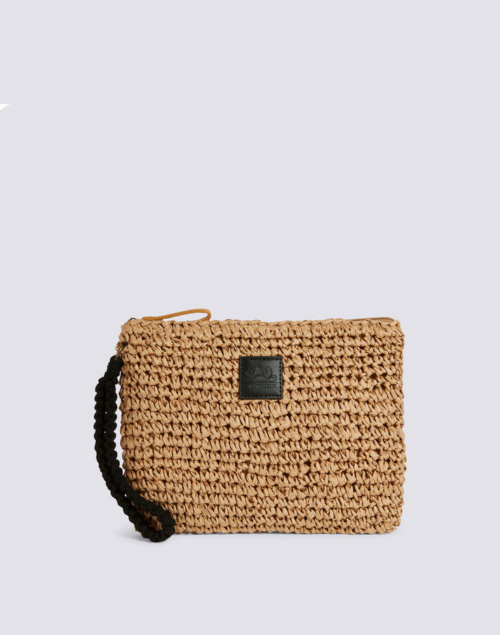 SUNDEK MOMO STRAW HAND BAG