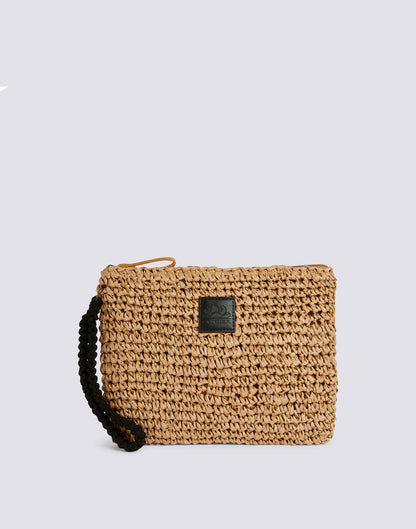 SUNDEK MOMO STRAW HAND BAG