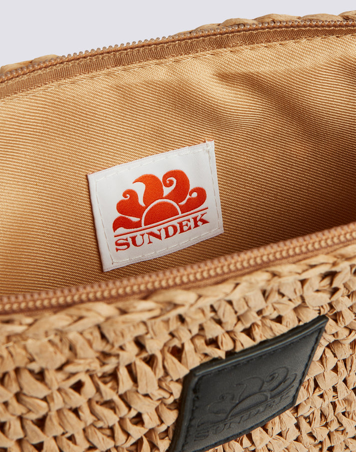 SUNDEK MOMO STRAW HAND BAG