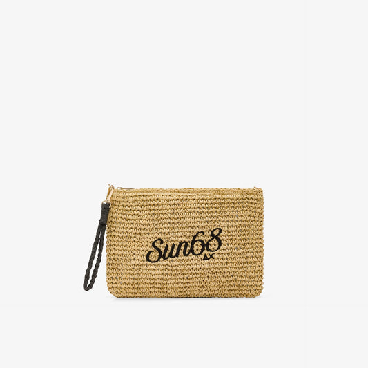 SUN68 POCHETTE STRAW