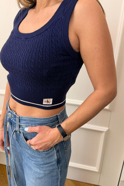 CALVIN KLEIN SL WOVEN LABEL CABLE
