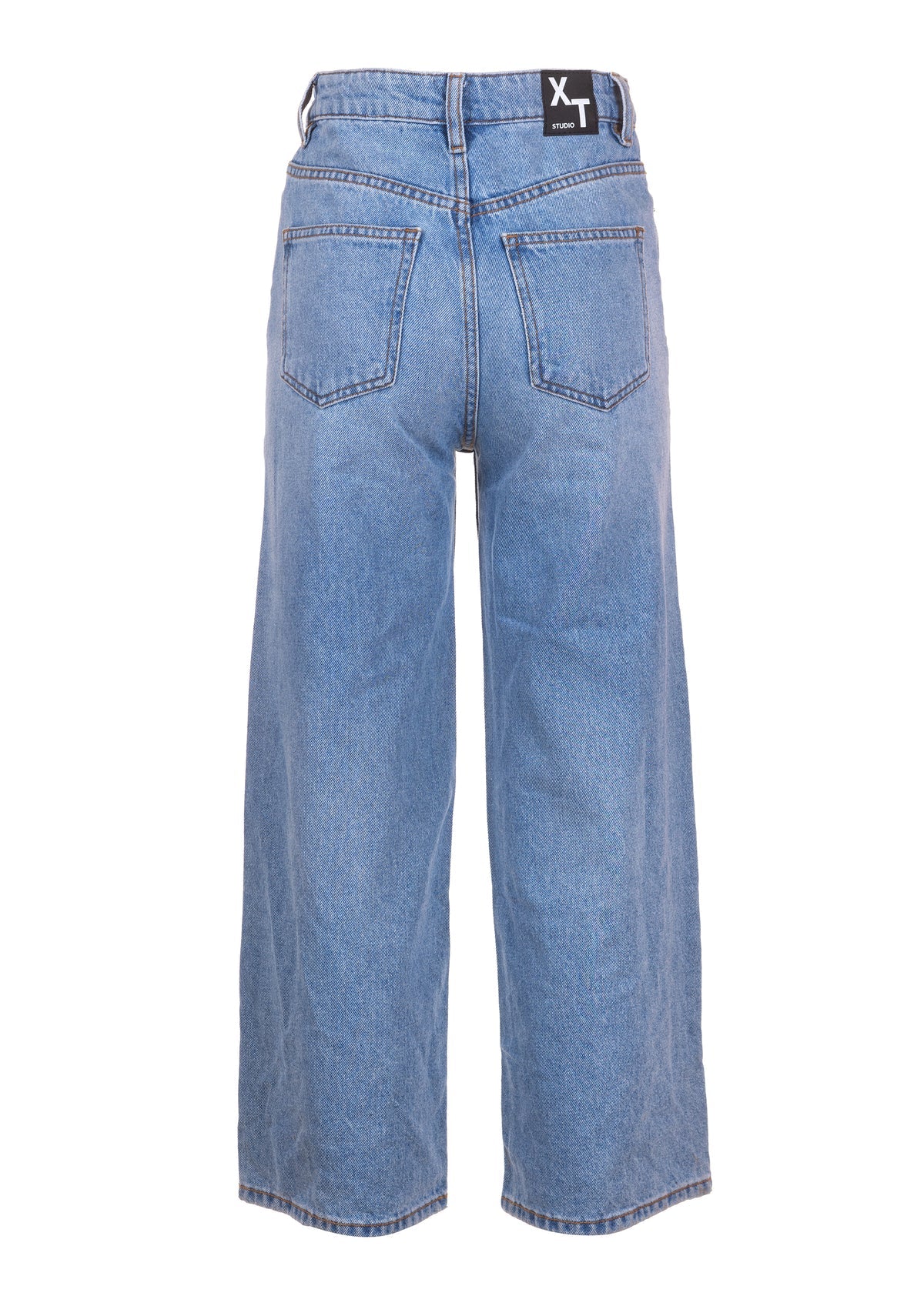 XT STUDIO CROPPED BLEAC JEANS