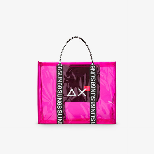 SUN68 TRANSPARENT BIG BAG