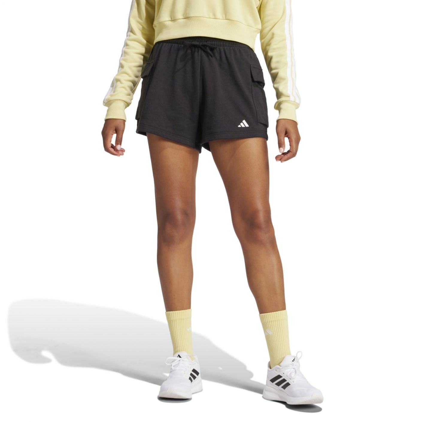 ADIDAS SHORT ESSENTIAN SMALL LOGO FRENCH TERRY CARGO