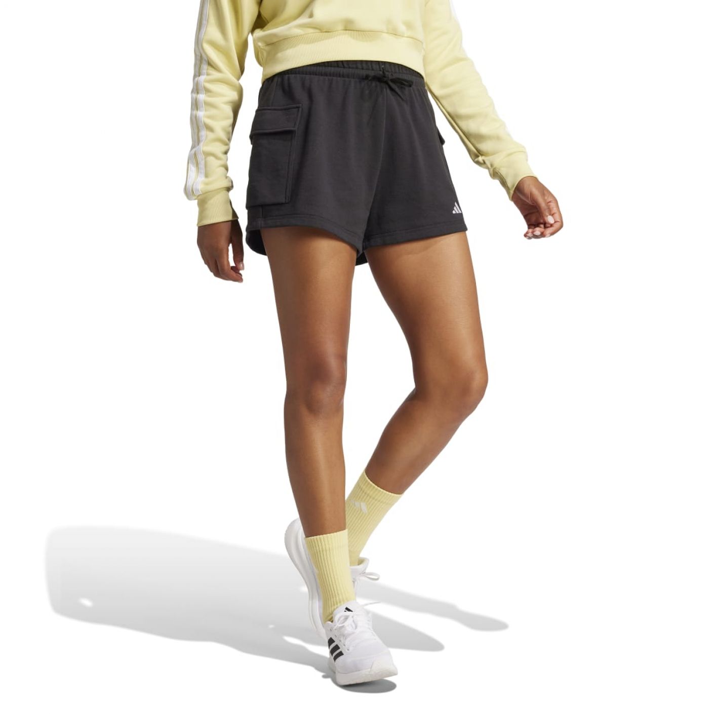 ADIDAS SHORT ESSENTIAN SMALL LOGO FRENCH TERRY CARGO