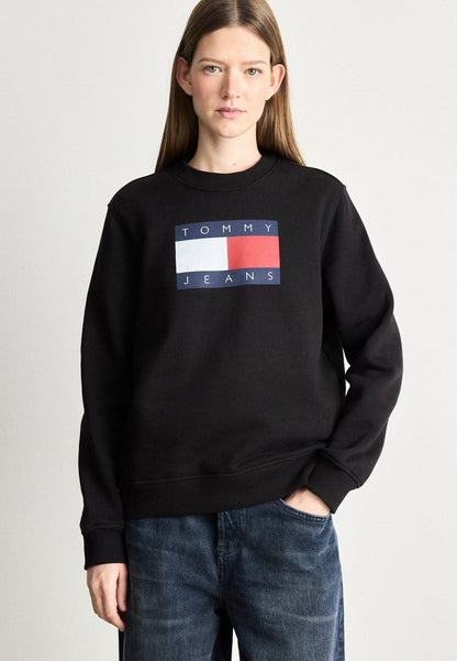 TOMMY JEANS W REG TJ FLAG CREW