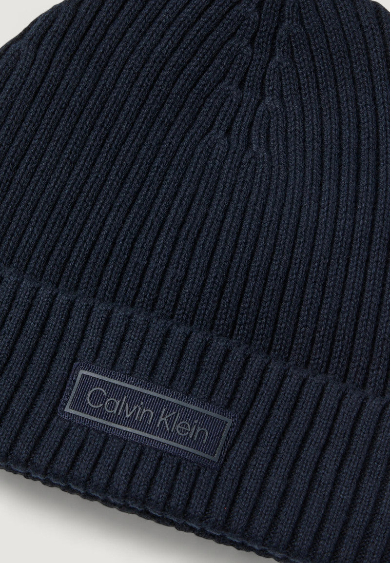 CALVIN KLEIN PATCH CHUNCKY RIB COTTON