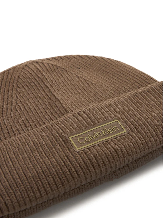 CALVIN KLEIN PATCH CHUNCKY RIB COTTON