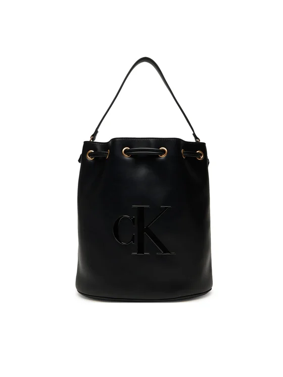 CALVIN KLEIN BOLD CK LARGE BUCKET BAG