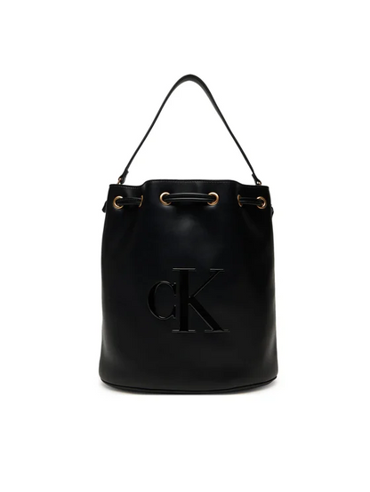 CALVIN KLEIN BOLD CK LARGE BUCKET BAG