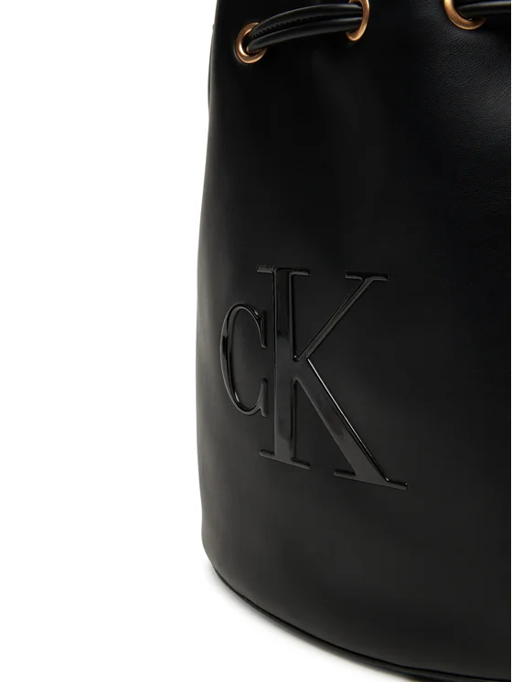 CALVIN KLEIN BOLD CK LARGE BUCKET BAG