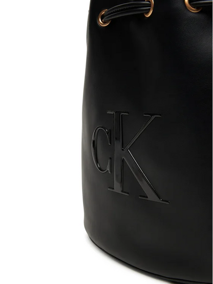 CALVIN KLEIN BOLD CK LARGE BUCKET BAG
