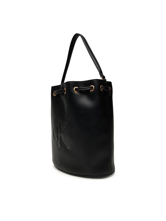 CALVIN KLEIN BOLD CK LARGE BUCKET BAG