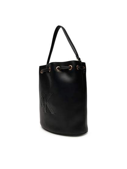 CALVIN KLEIN BOLD CK LARGE BUCKET BAG