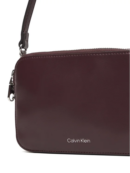 CALVIN KLEIN WEBBING DOUBLE STRAP CAMERA