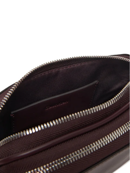 CALVIN KLEIN WEBBING DOUBLE STRAP CAMERA