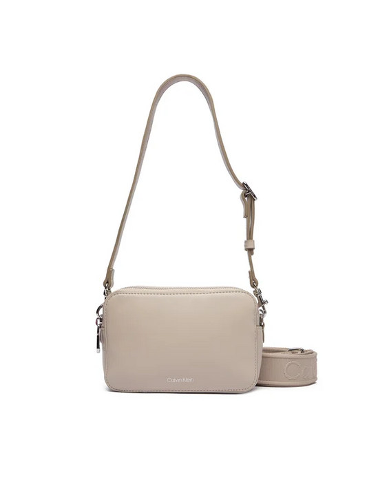 CALVIN KLEIN WEBBING DOUBLE STRAP CAMERA