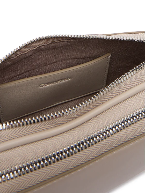 CALVIN KLEIN WEBBING DOUBLE STRAP CAMERA