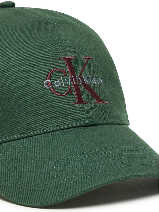 CALVIN KLEIN MONOLOGO EMBROIDERY BASEBALL CAP