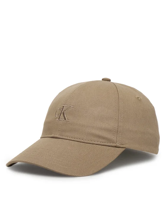 CALVIN KLEIN MONOGRAM EMBROIDERY BASEBALL CAP