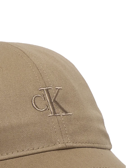 CALVIN KLEIN MONOGRAM EMBROIDERY BASEBALL CAP