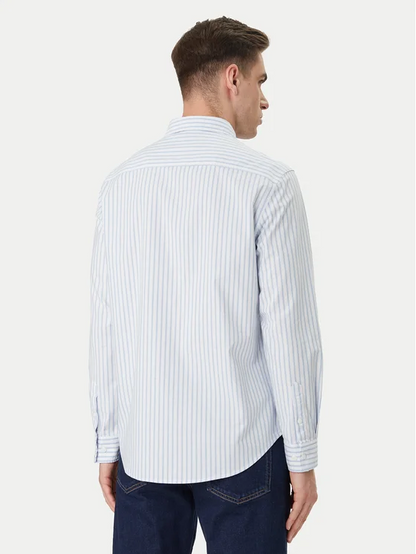 CALVIN KLEIN LS YD STRIPE OXFORD CLASSIC SHIRT