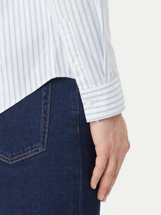 CALVIN KLEIN LS YD STRIPE OXFORD CLASSIC SHIRT