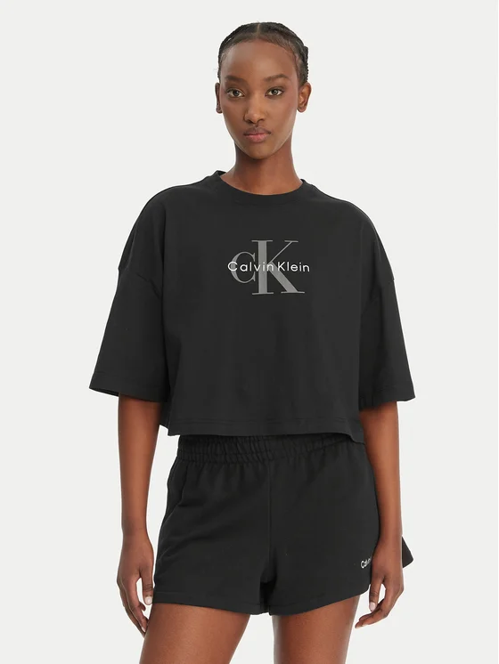 CALVIN KLEIN BOXY CROP MONOLOGO