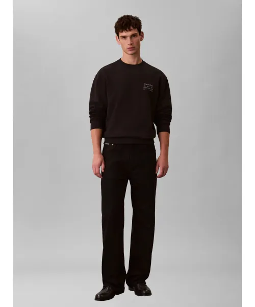 CALVIN KLEIN LS EU 350 TERRY GRAPHIC CN SWTSHR