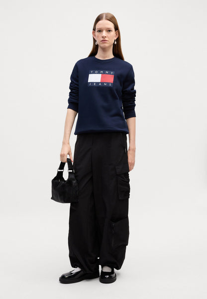 TOMMY JEANS W REG TJ FLAG CREW
