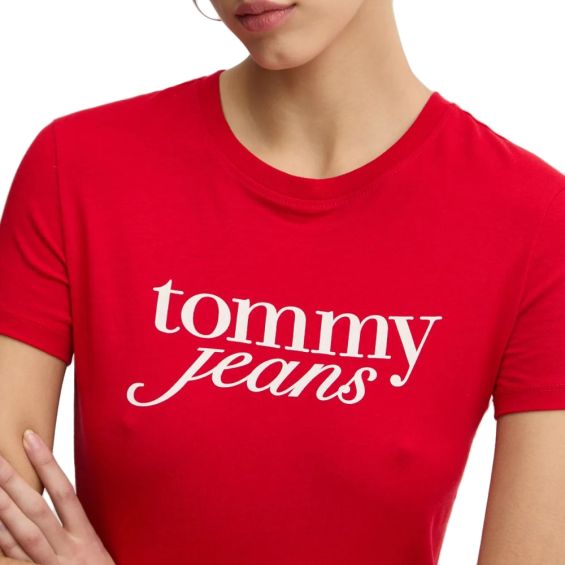 TOMMY JEANS SLIM ESSENTIAL LOGO TEE EXT
