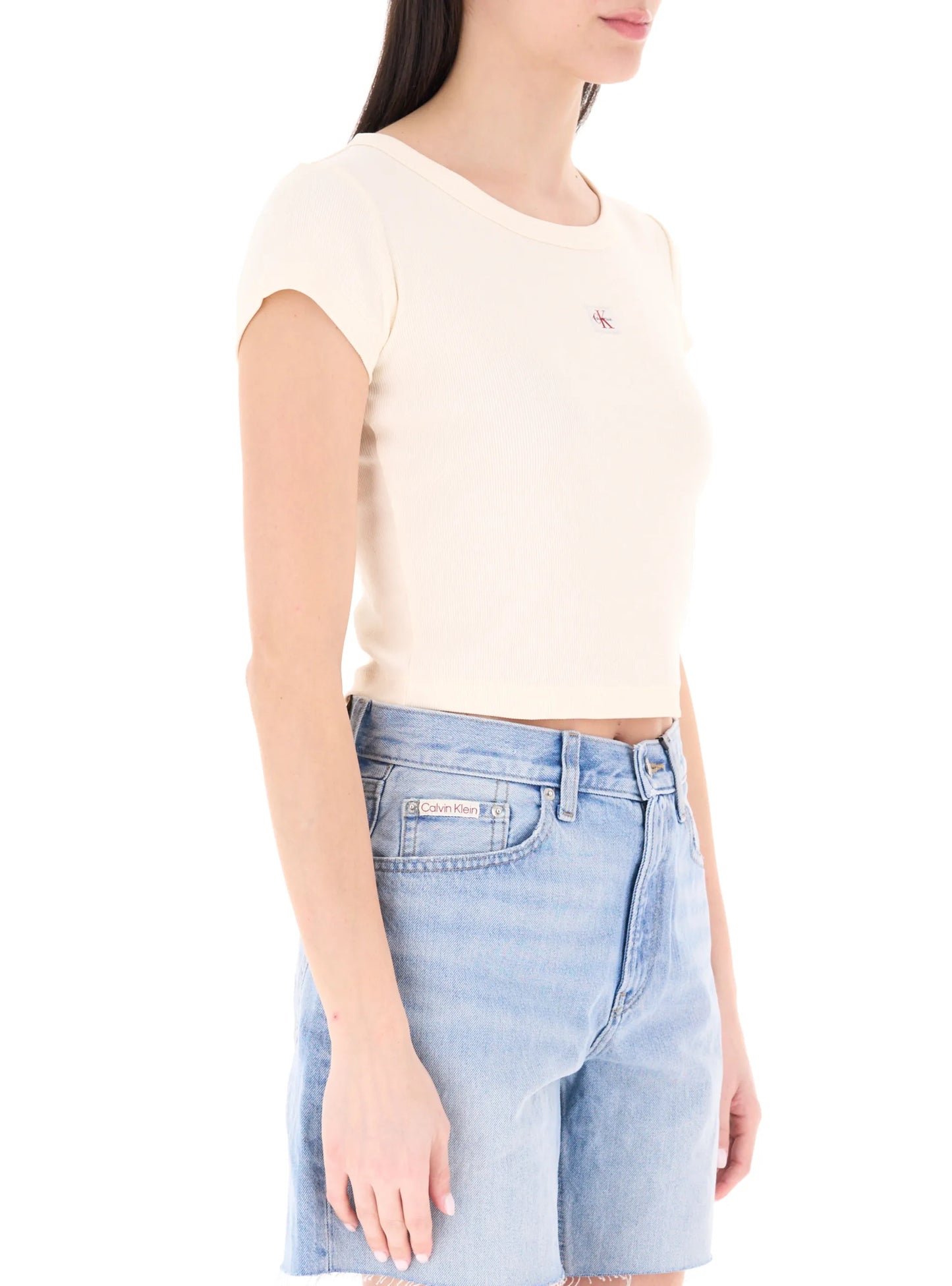 CALVIN KLEIN WOVEN LABEL 2X2 BABY