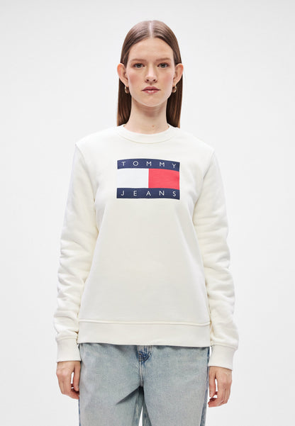 TOMMY JEANS W REG TJ FLAG CREW