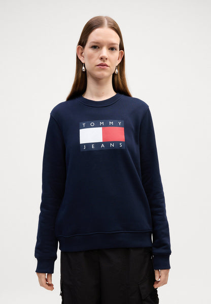 TOMMY JEANS W REG TJ FLAG CREW