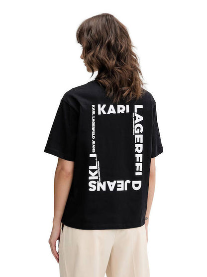 KARL LAGERFELD JEANS REG SS FRAME TEE