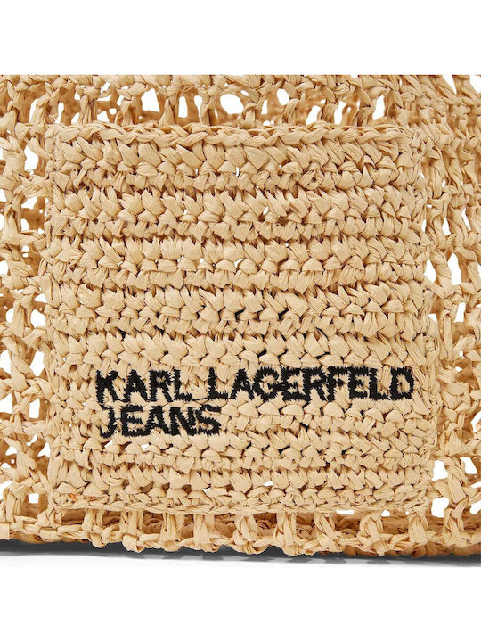 KARL LAGERFELD JEANS  RAFFIA SUMMER HOBO