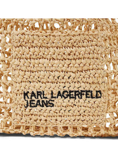 KARL LAGERFELD JEANS  RAFFIA SUMMER HOBO