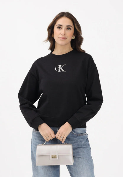 CALVIN KLEIN CLASSIC FOIL SUDADERA CON CUELLO REDONDO