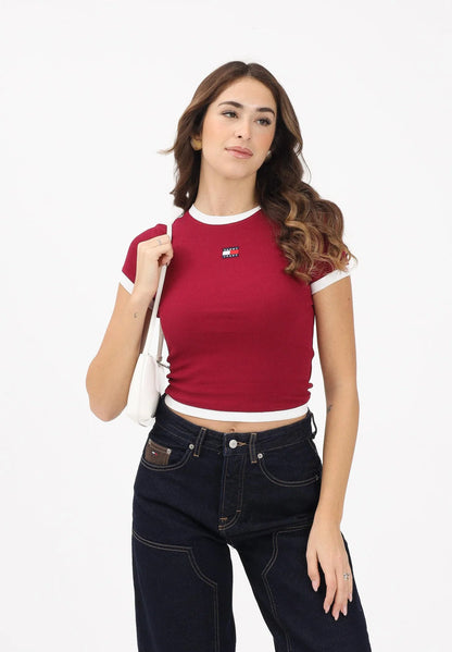 TOMMY JEANS SLIM SH BADGE SS