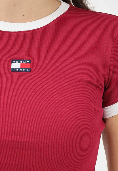 TOMMY JEANS SLIM SH BADGE SS