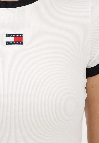 TOMMY JEANS SLIM SH BADGE SS
