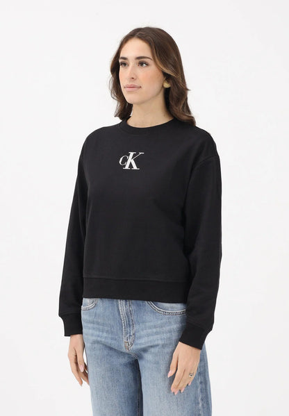 CALVIN KLEIN CLASSIC FOIL SUDADERA CON CUELLO REDONDO
