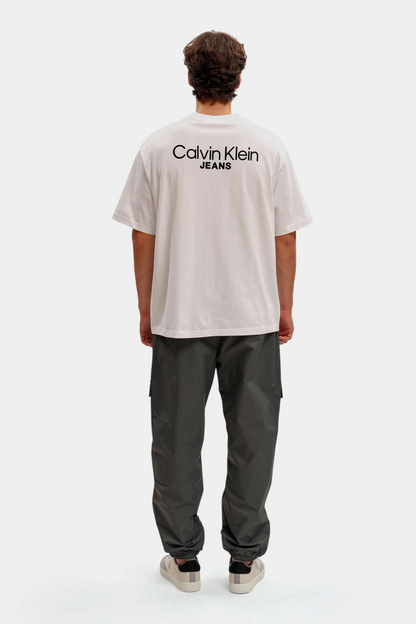 CALVIN KLEIN LOGO BACK PRINT T-SHIRT