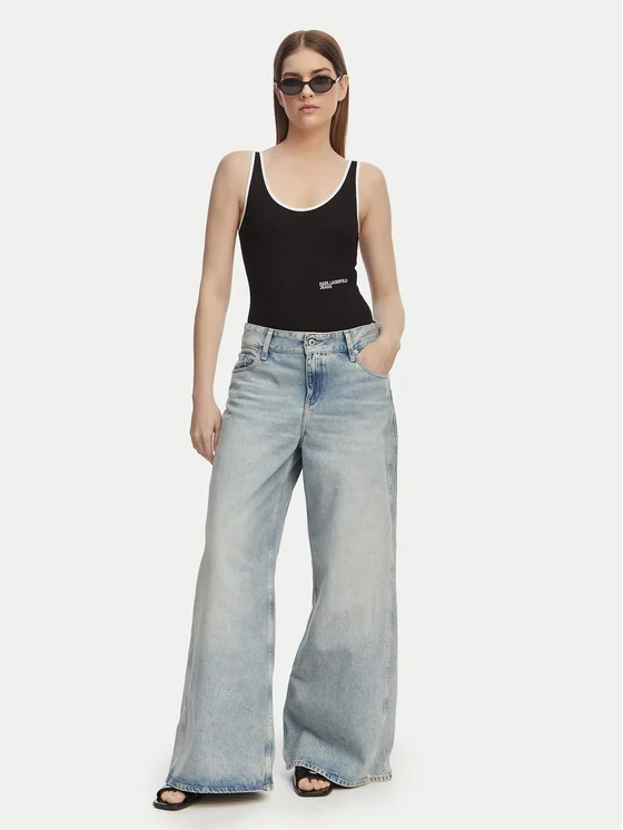 KARL LAGERFELD JEANS RIBBED BODY
