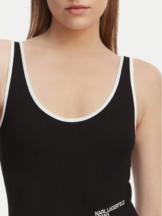 KARL LAGERFELD JEANS RIBBED BODY